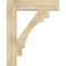 Ekena Millwork Merced Block Rough Sawn Bracket, Douglas Fir, 6"W x 32"D x 40"H BKT06X32X40MRC05RDF - alternate 2